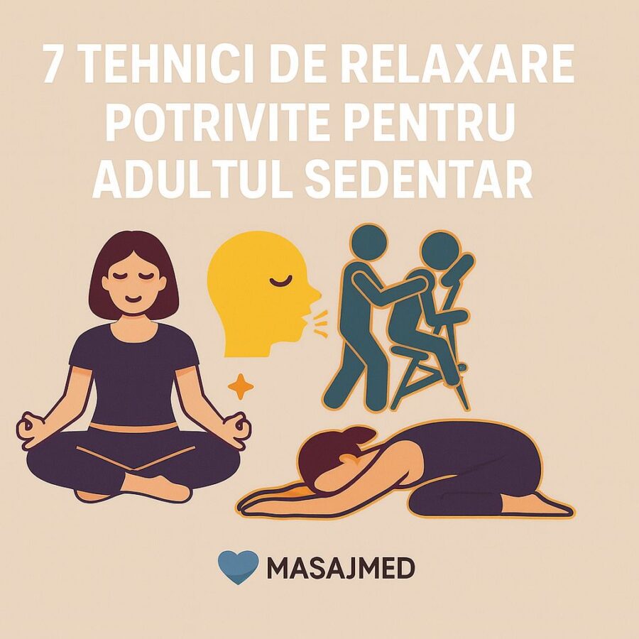 7 Tehnici de relaxare pentru adulții sedentari – recomandate de Masajmed